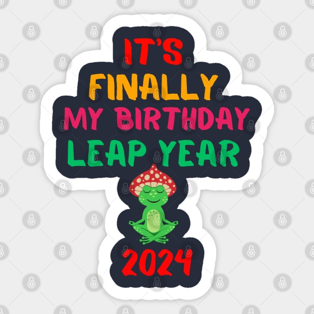 Leap Day Sticker by BukovskyART